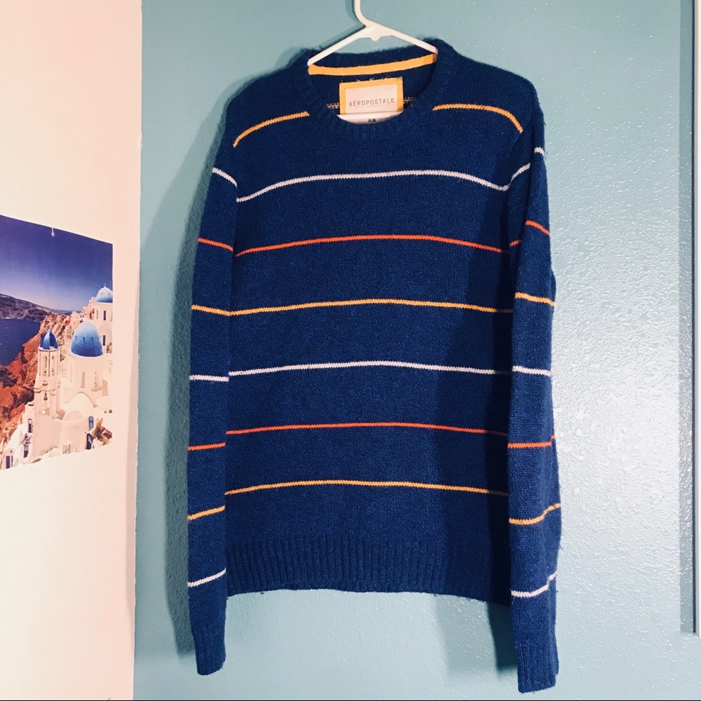 Aeropostale Multi-Colored Striped Sweater